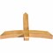 Ekena Millwork Bellingham Rough Sawn Timber Gable Bracket, Western Red Cedar, 60"W x 40"H x 6"D x 6"F, 16/12 Pitch GBW060X40X0606BEL00RWR - alternate 5